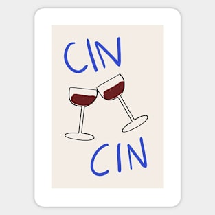 Cin Cin Sticker